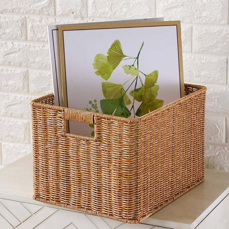 仿藤编厨柜收纳筐家用衣柜整理箱玩具筐塑料编浴室收纳篮北欧风,节庆用品/礼品,新娘配件,淘宝优惠券,粉丝福利购,淘宝优惠卷