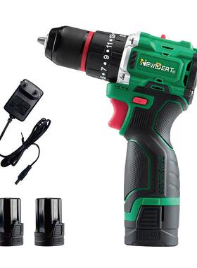 跨境热销CE认证便携50N无线电钻16.8V充电钻10mm铁夹头无刷冲击钻