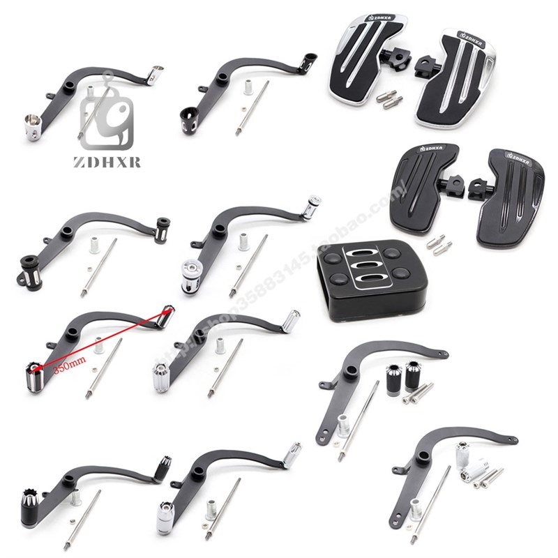 适用川崎小火神Vulcan S VN650改装脚踏板 前后挂挡踩挡 刹车加大