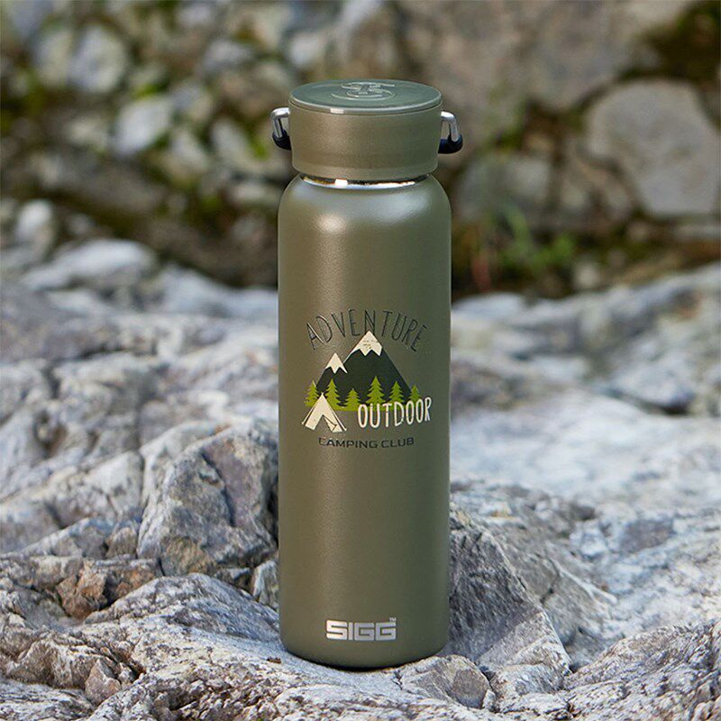 SIGG/希格保温杯户外露营登山带茶滤316大容量防摔水杯便携轻量杯