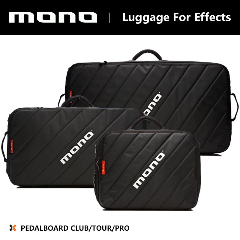 mono 复合ABS防震抗撕扯加厚 V2二代吉他效果器包 贝司单块收纳包