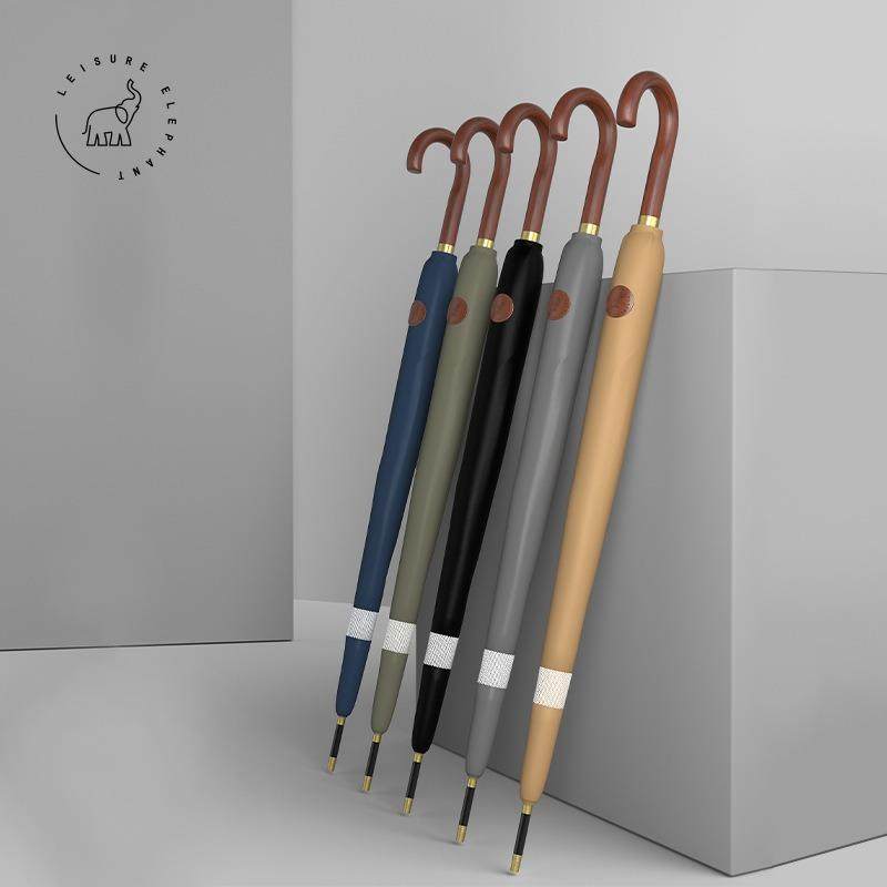 闲象长弯柄16骨雨伞实木手柄超强抗风暴复古商务拼接双层半自动,玩具/童车/益智/积木/模型,毛绒/玩偶/公仔/布艺类玩具,淘宝优惠券,粉丝福利购,淘宝优惠卷