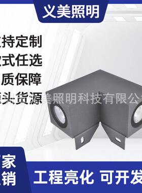 厂家直销6W9W10W16W18W户外防水LED双向直角星光灯一束光外户外