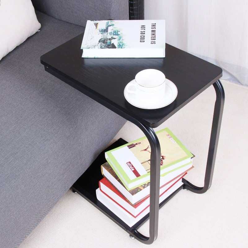 简约沙发边几迷你小茶几可升降移动带轮电脑桌方桌边桌简易学习桌