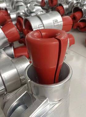 衡利兴光电预绞式悬垂线夹导线安装使用的金具耐高温红色橡胶