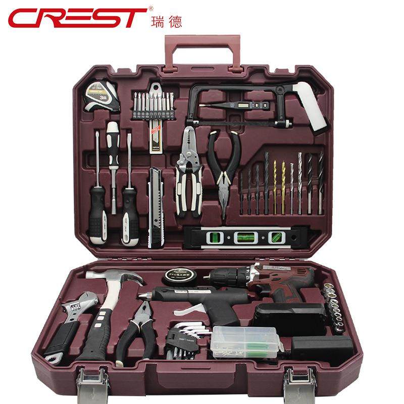 瑞德工具箱套装家用五金多功能家庭维修充电钻电工组套木工组合,纺织面料/辅料/配套,纺织机械配件,淘宝优惠券,粉丝福利购,淘宝优惠卷