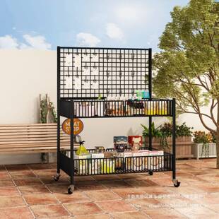 促销摆摊移动摊位手推车折叠货架小朋友地摊车摆摊网红小推车