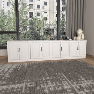 经济实用高60飘窗柜矮柜地柜可坐落地窗台柜收纳柜子实木鱼缸柜子