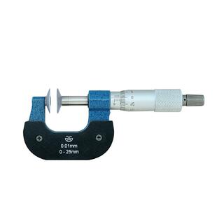 青海具量厂直供公法线千分尺375直形进式蝶家圆盘头多规格可选