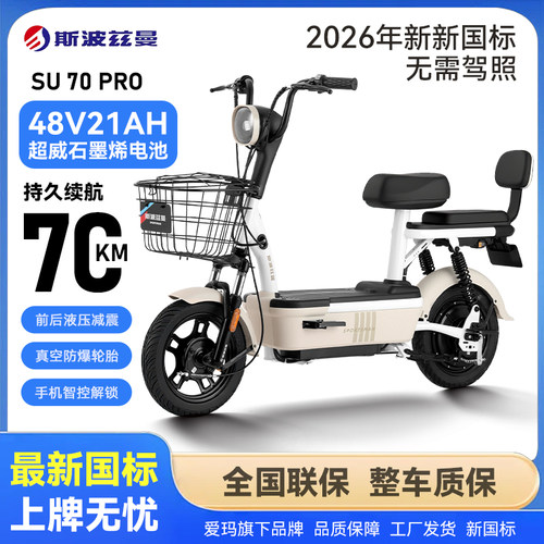 新国标电动车可上牌长续航电瓶车