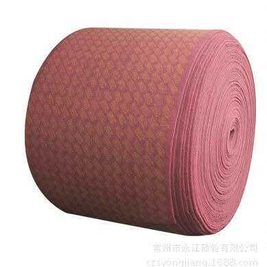 7447工业百洁布卷尼龙卷0.92M×120米红色尼龙卷除锈菜瓜布
