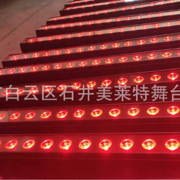 18颗三合一led洗墙灯 四合一五合一防水LED背景投光灯泛光