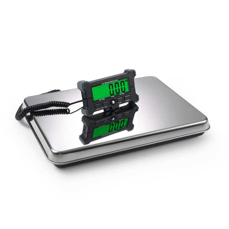 跨境出口邮政秤 小型宠物体重秤200KG不锈钢物流电子秤分体快递秤