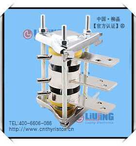 配套平板外型整流管和晶闸管安装组件SS14BL 双管水冷散热器