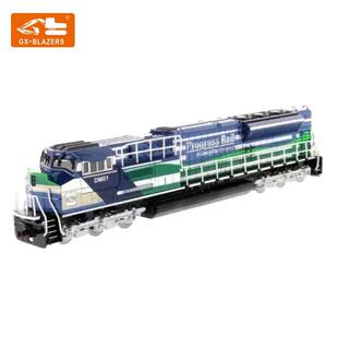适用1:87 EMD SD70ACe-T4 火车头-蓝绿色合金工程车模型摆件85534