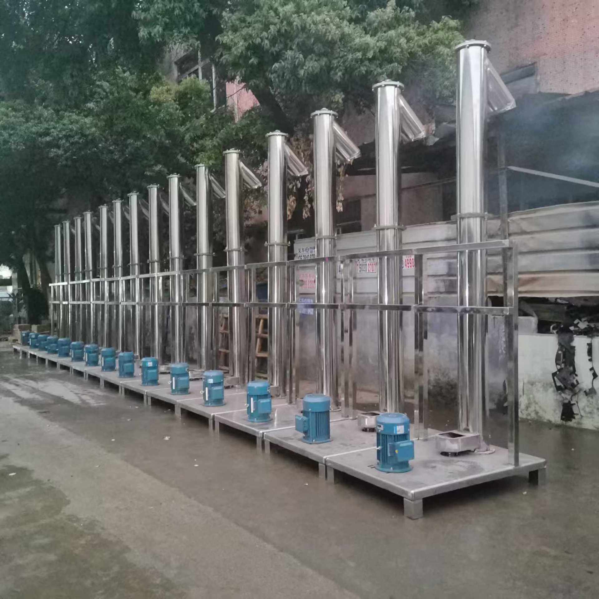不锈钢螺旋提升机 螺旋上料机 粉剂不锈钢输送机面粉上料机输送带