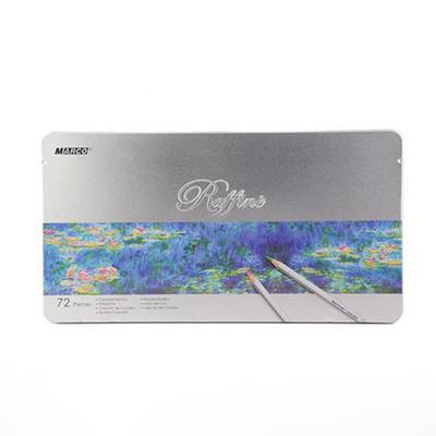 Marco马可7100彩色铅笔美术绘画设计72色油性彩铅铁盒装