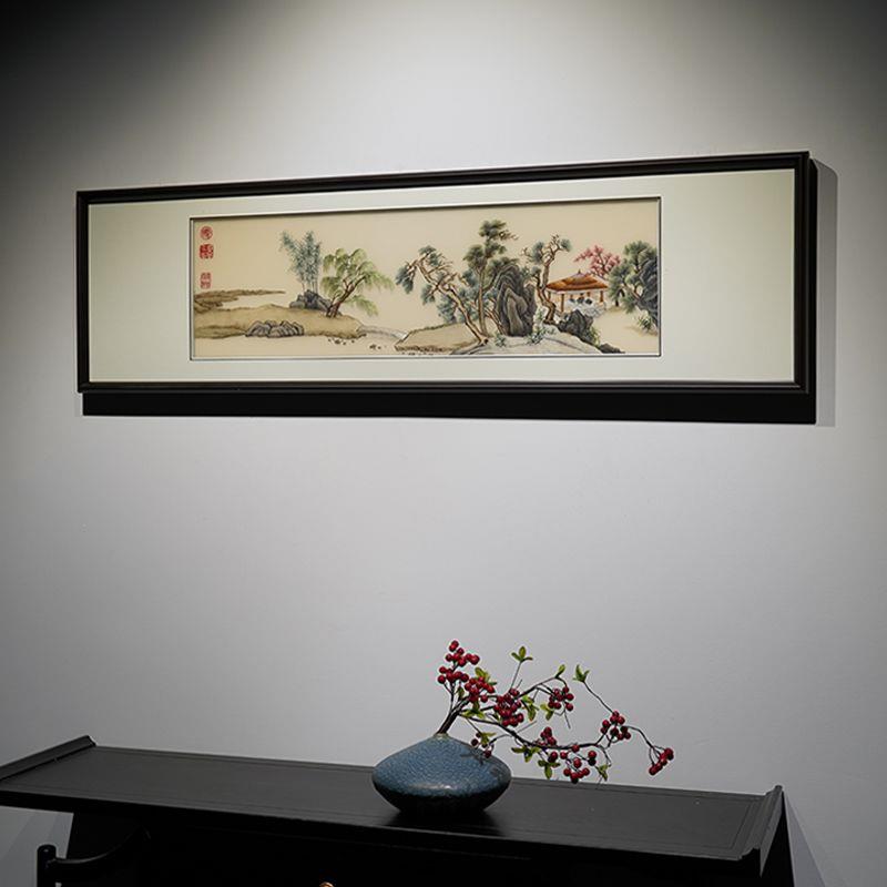 新中式高端成品挂画纯手