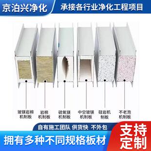 聚75净化板冷库用净氨化工程平板压型企口板聚酯酯保温氨泡沫板