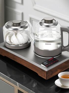 新功自动底部上水电32633热水壶全一体嵌入式电炉茶保温泡茶水烧