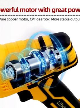 黄色锂切电充电式锂往复裸机锯马刀锯大容手持电动手锯户外割电量