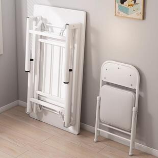 折家叠桌长小户型出租易房简吃饭桌便携条小桌子长方形简约用见详