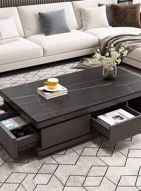 柜岩几电视组合27925套装现代简约小户型家用客厅伸缩极简板茶几