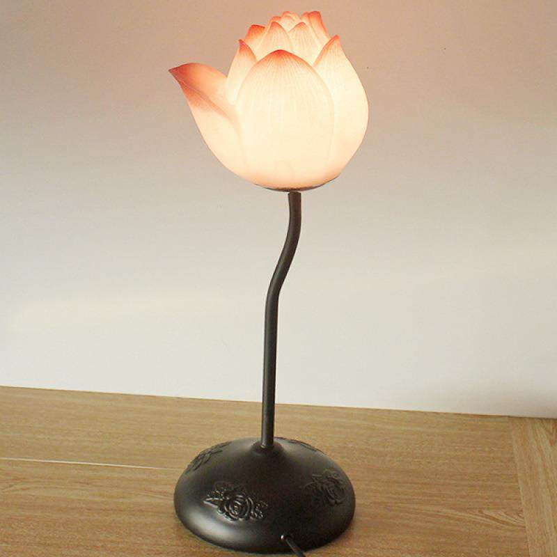 现代中式荷花台灯艺术卧室床头灯创意时尚莲花儿童书房客厅台灯,鲜花速递/花卉仿真/绿植园艺,割草机/草坪机,淘宝优惠券,粉丝福利购,淘宝优惠卷