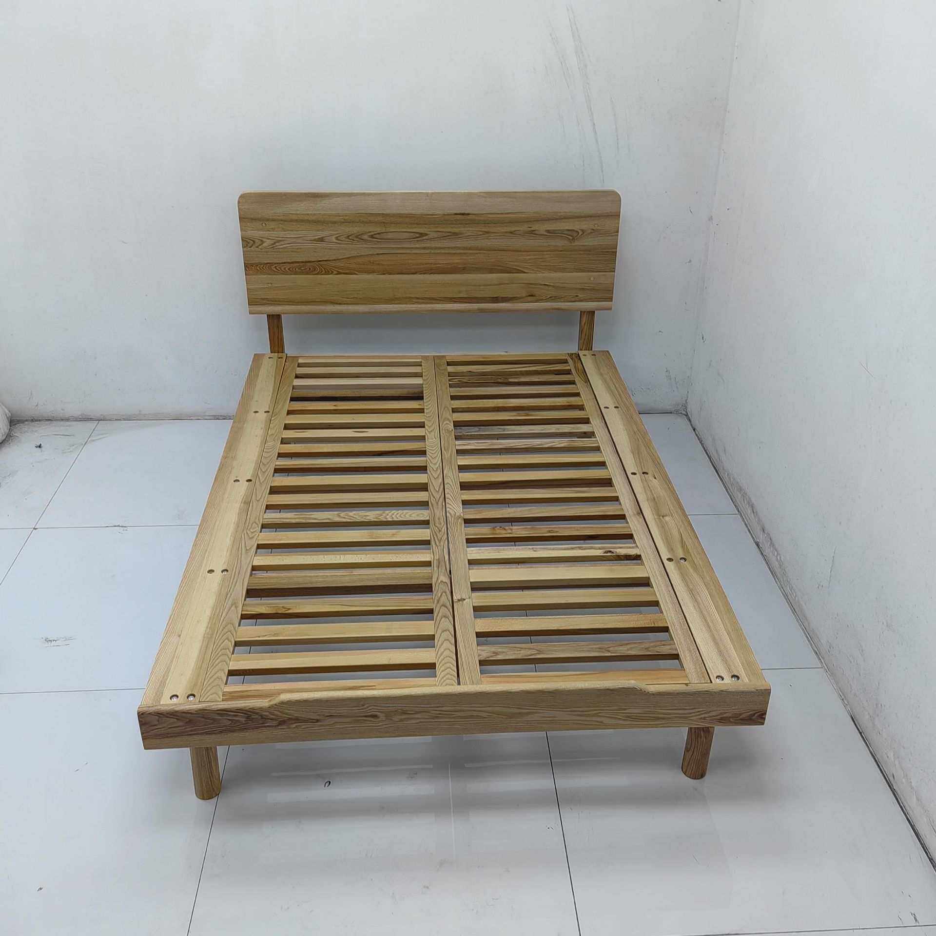 全实木排骨架床架简约双人1.8米榻榻米简约舒适可折叠沙发床