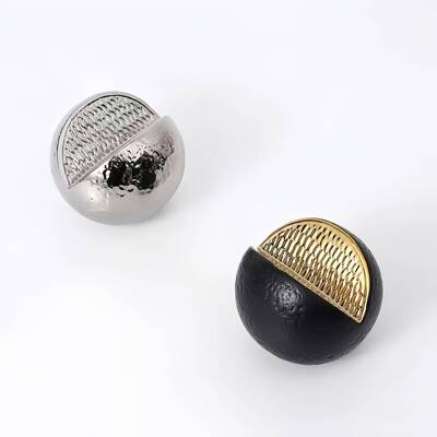 轻奢欧式电镀树脂水TC-BJ077果梨创意摆件样几板房客厅餐桌茶水果