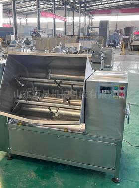 商用拌馅双火腿肠鱼糜拌馅设备肉猪机肉搅拌机QIO绞龙全自牛动拌