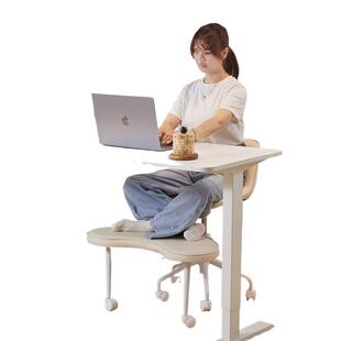 网红盘腿JWK椅带靠背人椅休闲椅瑜伽猴懒冥想椅办凳公沙发坐没坐