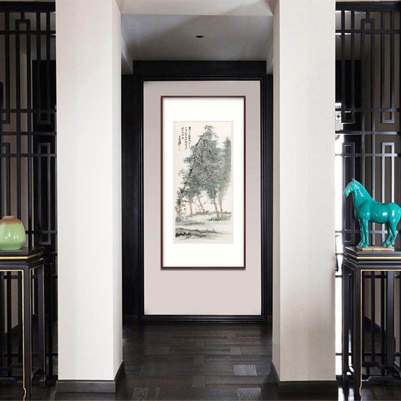 厂家直供张大千艺术微喷居YL201811客画厅书房装饰家画花鸟墨竹字