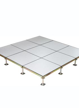 PVC/贴HPL面国标钢防静电地板65750监0*600机房消控室控中心全全