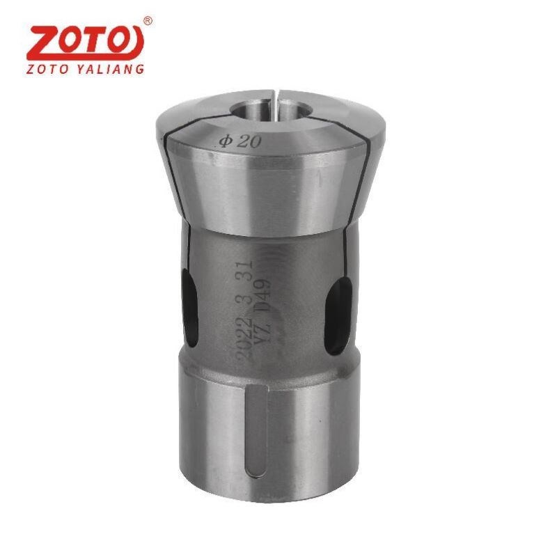 ZOTO数控车床夹头后拉式高精度轴头套筒夹套弹簧弹性筒夹36机圆孔