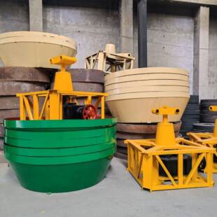 金矿石双轮湿式碾金机选矿湿碾机立式双辊干粉混合石英砂选金机