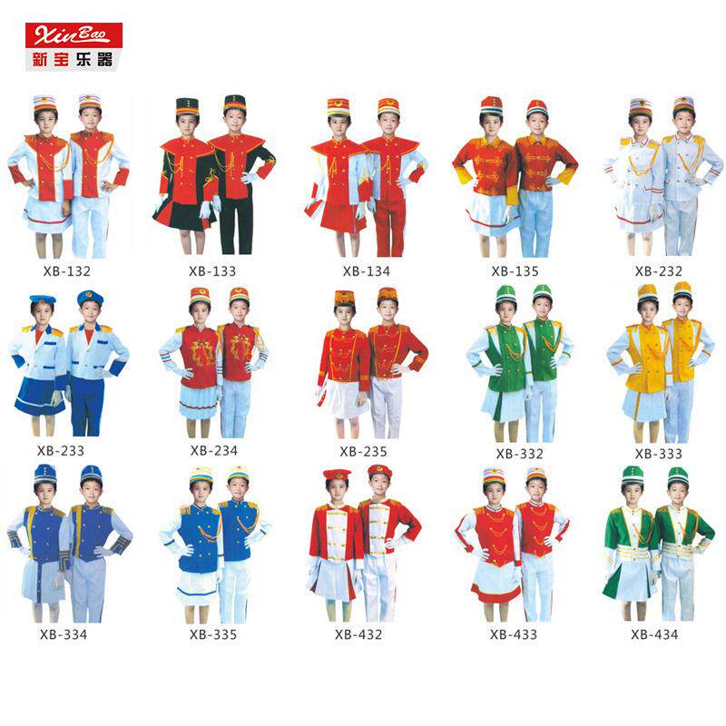 新宝乐器军鼓服鼓号服仪仗服仪仗乐队服指挥服军乐队服装