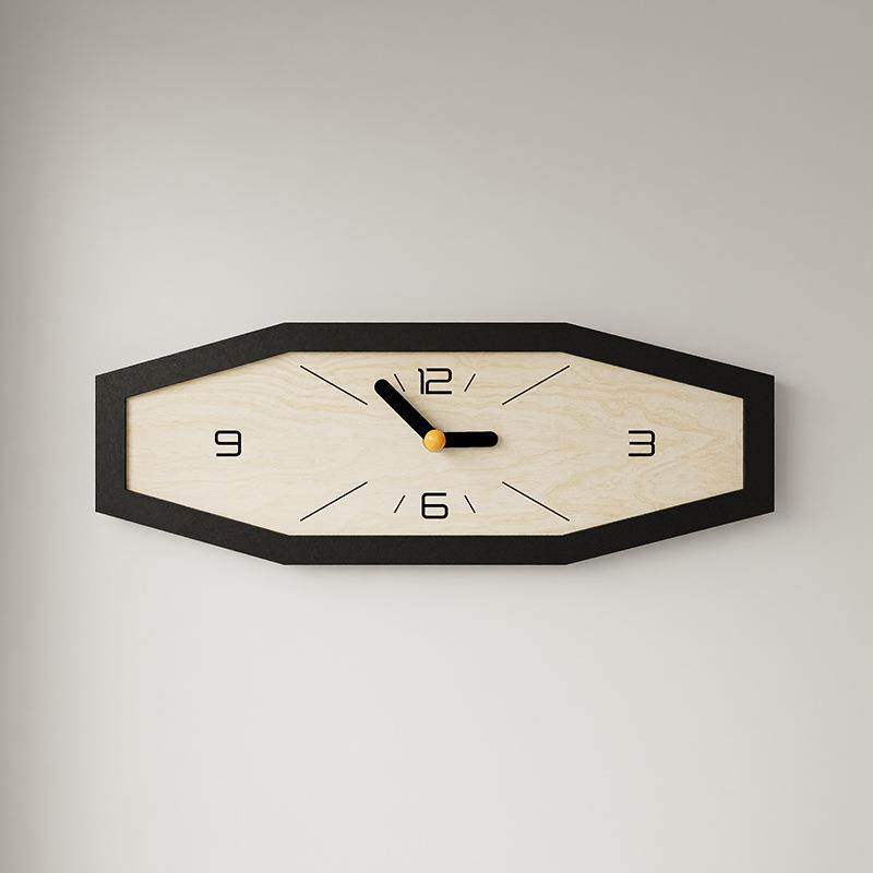 日式时钟2025新款钟表挂钟客厅现代简约大气创意高级感时钟挂墙面