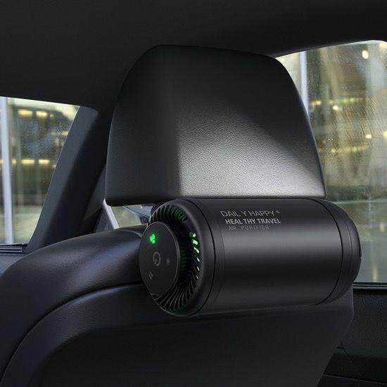 汽车用车内车载负离子空气净化器智能去异味杀菌