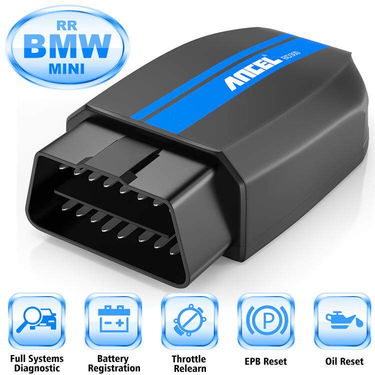 ANCELBD300宝马全系统诊断接头OBDII诊断工具读码清码保养