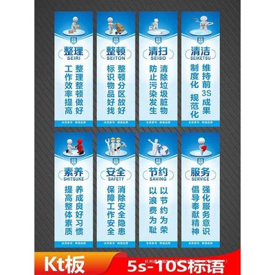 工厂生产车间现场5s6s7s8s9s10s管理标语品质宣传墙贴安全生产标