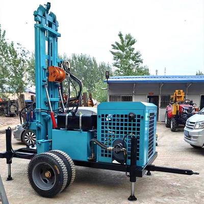 广顺常年生产液压打井机操作简单液压打井机液压打井机