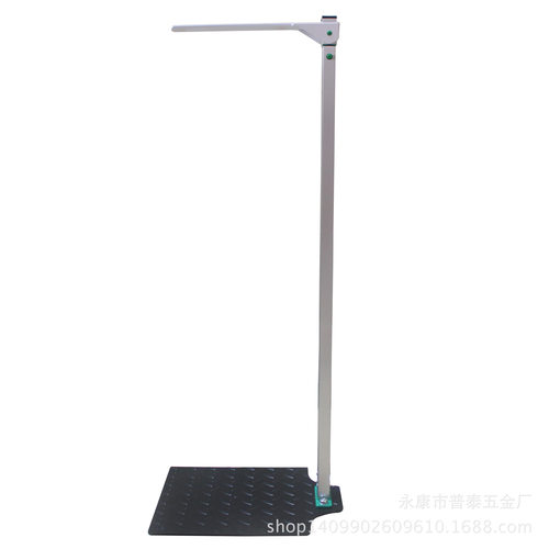 铝合金成人站板身高尺婴儿卧式量尺2M金属铝合金身高杆