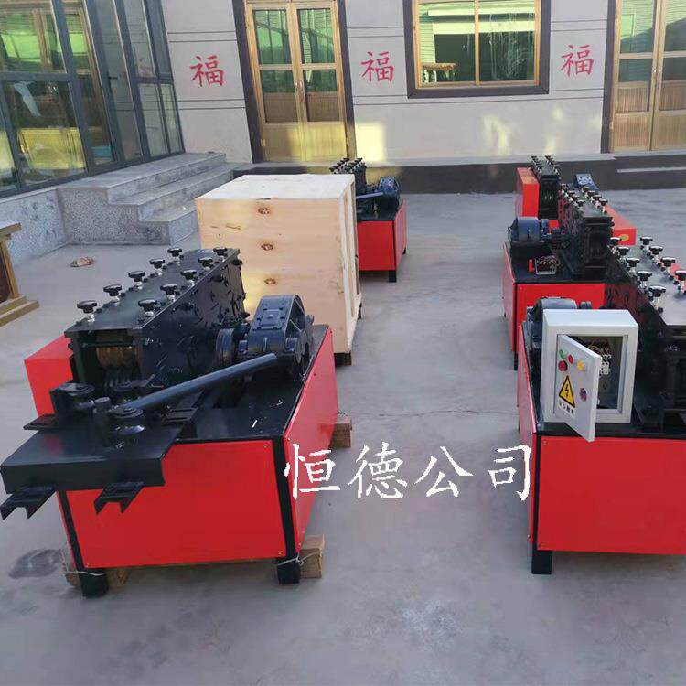 蔬菜大棚钢管调直机小型4分6分1寸直管矫正折弯机架子管调直校直