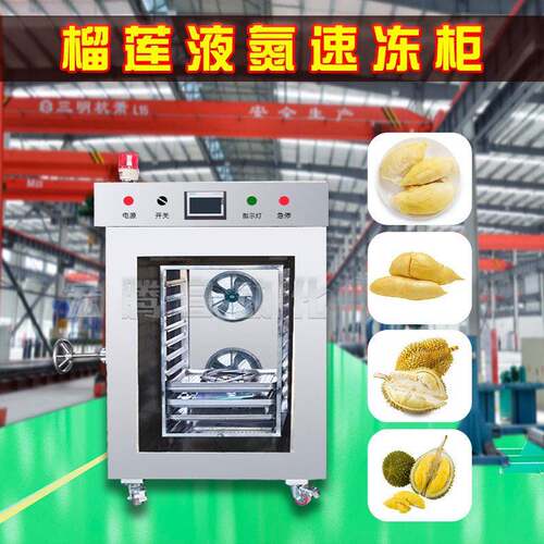 定制榴莲全自动速冻柜榴莲肉小型低温冷冻设备果蔬液氮式速冻柜