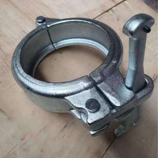 供应125高压管卡压把式管卡混凝土泵管管卡可出口用