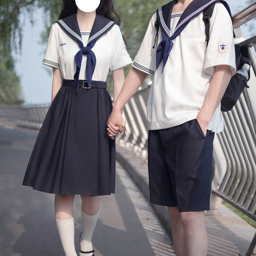 【沧浪屿】水手服套装男女款