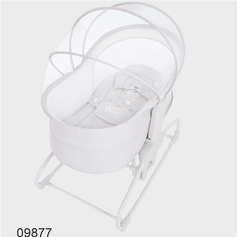 Mastela婴儿摇床电震动安抚摇摇床360度多功能床中床新生儿宝宝床