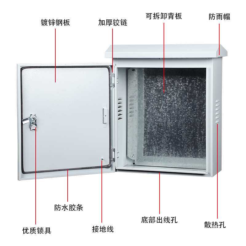 户外基业箱监控安防箱强弱电箱配电箱防雨部控箱300*400电箱工厂