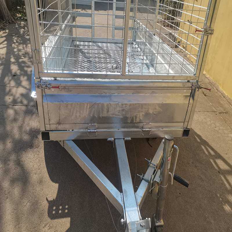 各类高栏拖车斗农用高栏拖车运输工具拖车热镀锌出口订单厂家直销